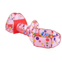 Kids play tent with ball (100) 