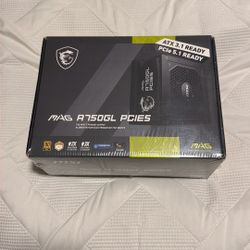 MSI MAG A750GL ATX 3.1 750 Watt Modular Power Supply