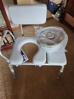 Transfer seat with camode (DRIVE brand)