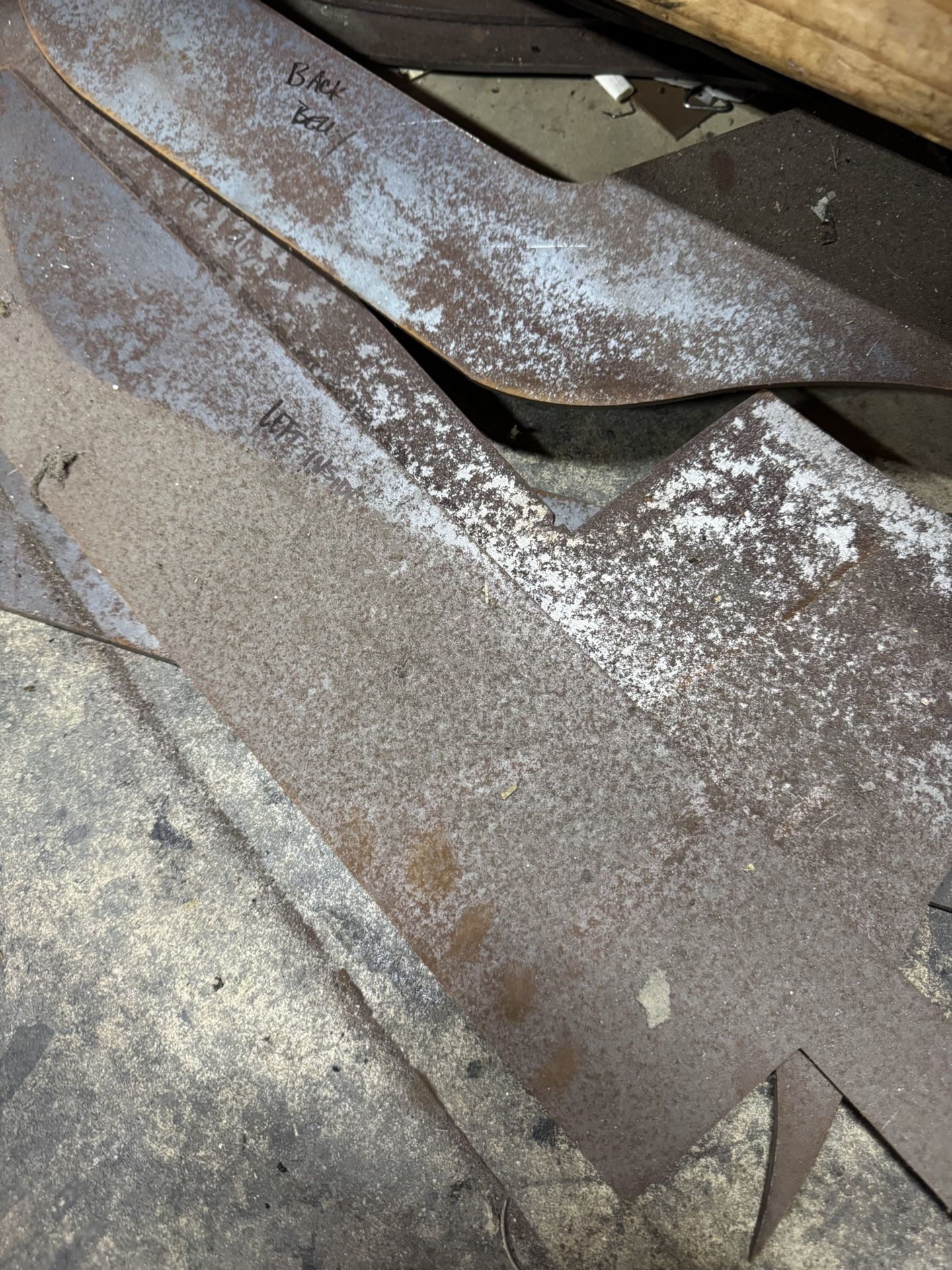58-64 X Frame Full Strap Kit 3/16 Cnc Cut