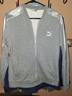PUMA Women's Archive Logo T7 Track Jacket Gray Heather LPuma Ladies' Full Zip Track Jacket Light Grey Heather/Marshmallow $35