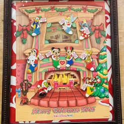 Disney 2005 Christmas Stitch Stocking Pin Set