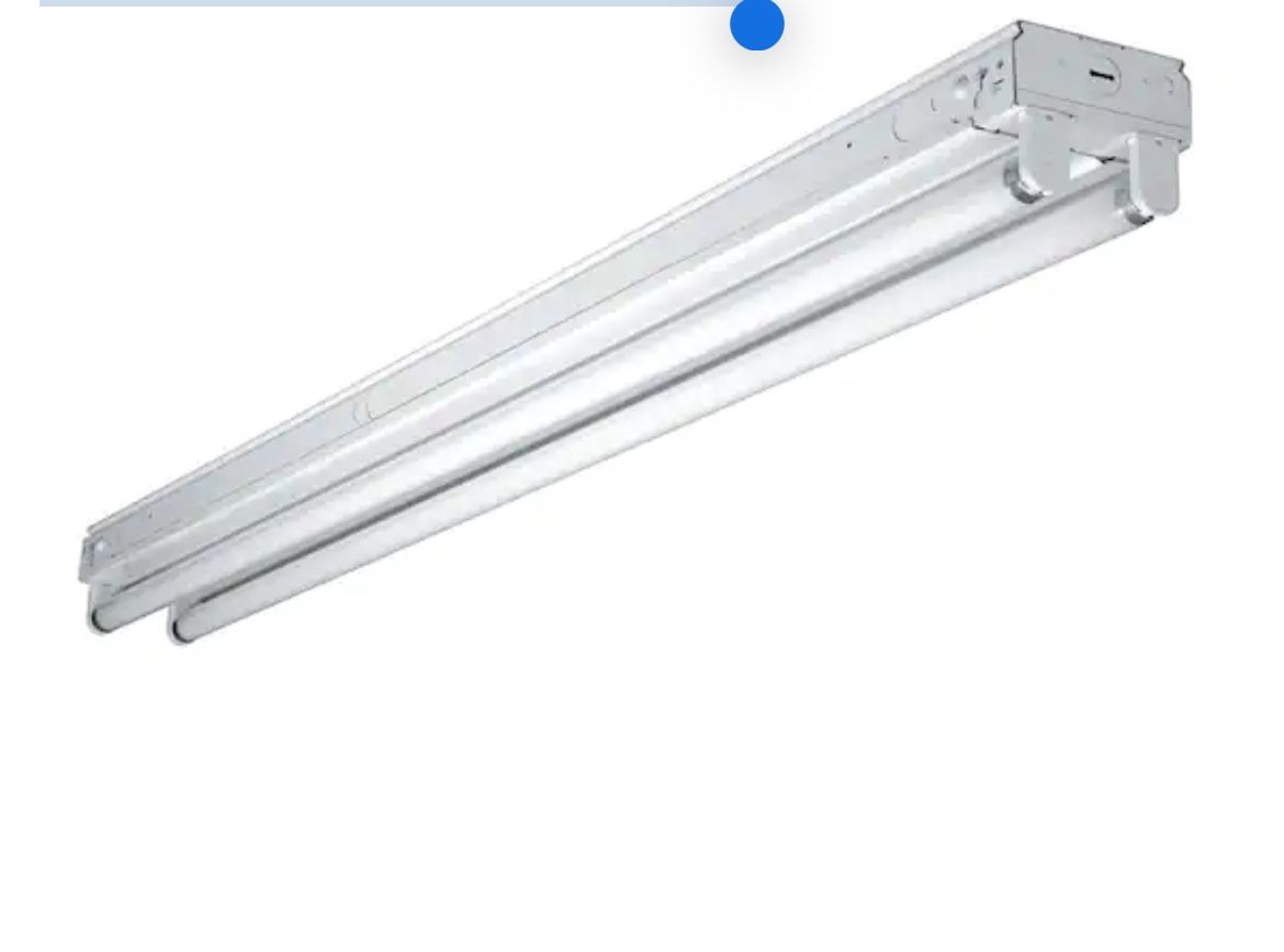 Metalux 40-Watt 2-Light White 4 ft. Fluorescent Strip Light