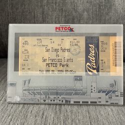 First Padre Game Ticket From  Petco And World Series Tickets 