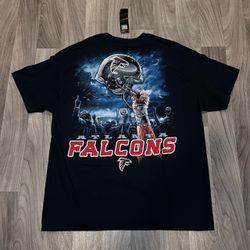 SIZE XL NWT ATLANTA HAWKS MAJESTIC VICTORY SKY HELMET SHIRT