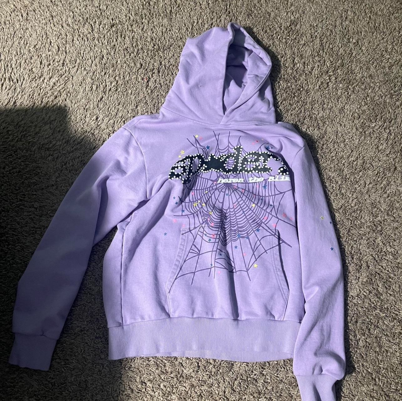 Purple Sp5der Hoodie