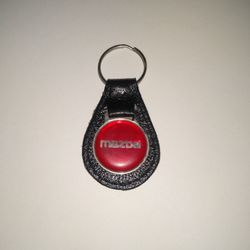 Mazda Leather Keychain