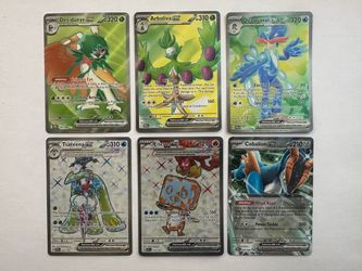 Pokemon TCG ex Ultra Rare Lot x6 Decidueye Tsareena Quaquaval Eiscue Arboliva