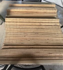 34”W x 64” H Bamboo Shades(2) $50OBO