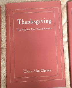 Thanksgiving book. Pilgrims first year