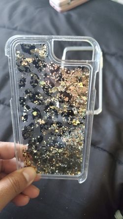 iPhone 7/8 plus LeopardGlitter Case
