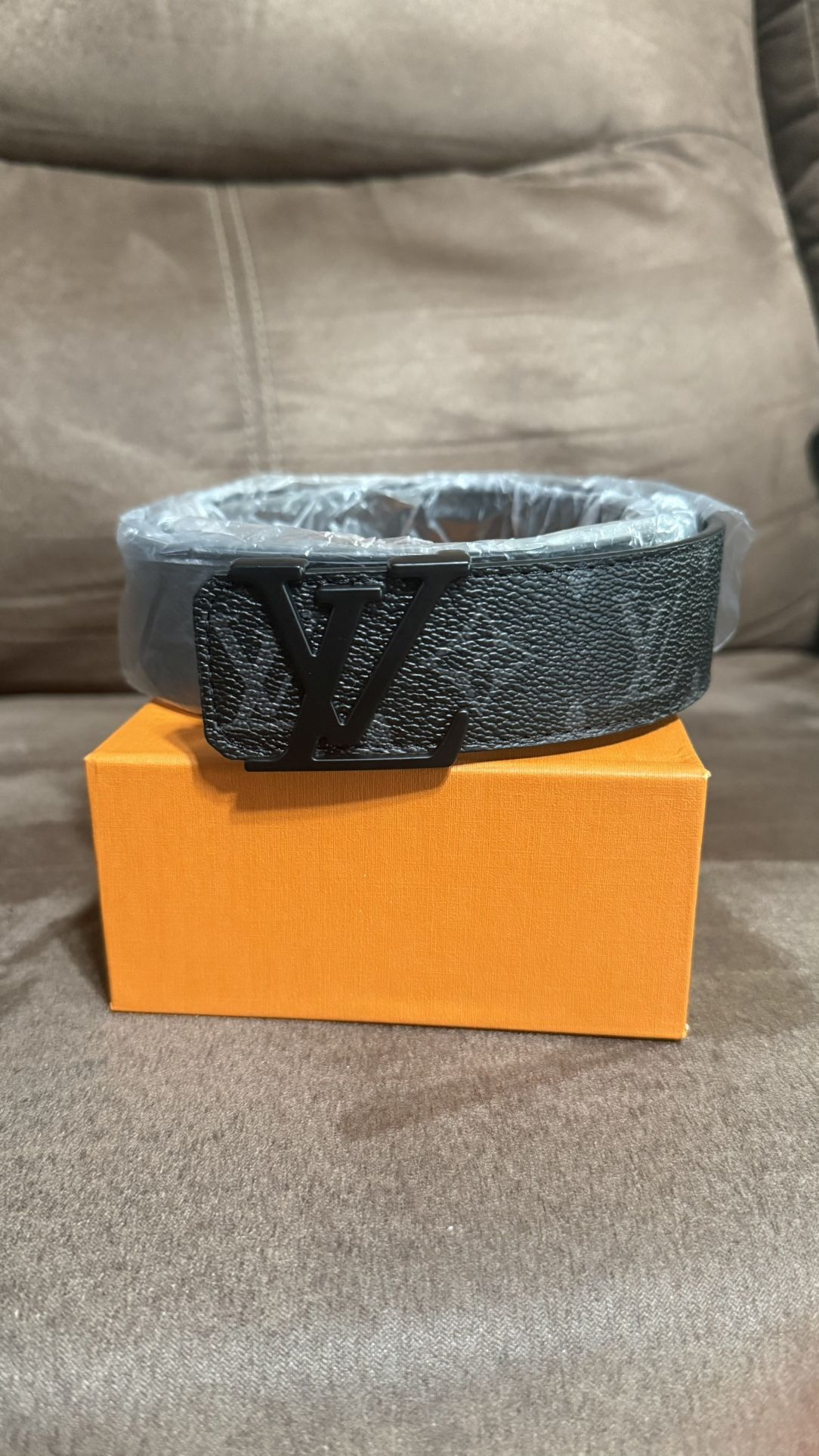 Lv Black Belt For Men