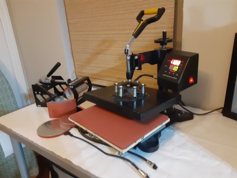 5 In 1 - 9" × 11" Swing Arm Heat Press