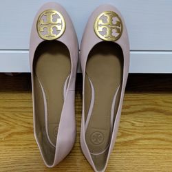 Tory Burch Nude Flats