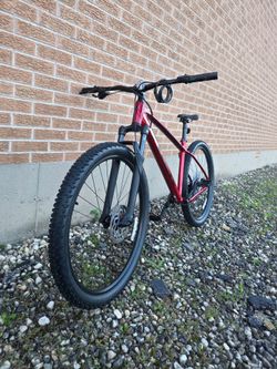 Red Hardtail Mountain Bike