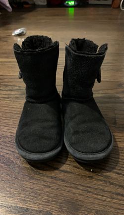 Bearpaws size 10 girls toddler leather winter warm boots