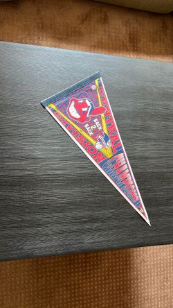 Cleveland Indians Baseball Pennant