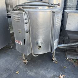 Large Industrial Stainless Steel Kettle