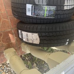 2 Brand New Tires For Sale :235/55R18