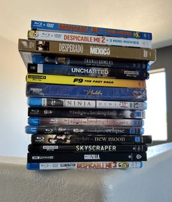Blu Ray Movie Bundle 