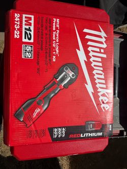 M12 Lithium-Ion Force Logic Cordless Copper Press Tool Kit