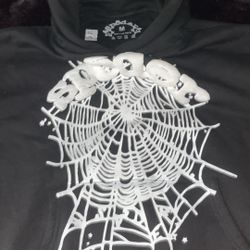 sp5der hoodie, black, M