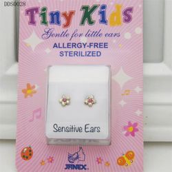 Kids earring 24k gold plated