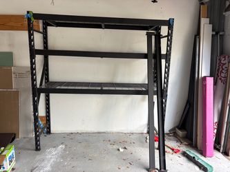 Large 4 tier heavy duty garage shelves