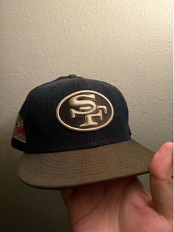 49ers corduroy fitted hat 7 5/8