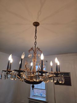 Solid Brass Antique Chandelier