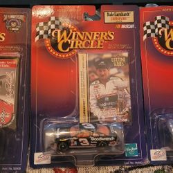 Dale Earnhardt & Dale Earnhardt Jr. Winners Circle Cars /Cards