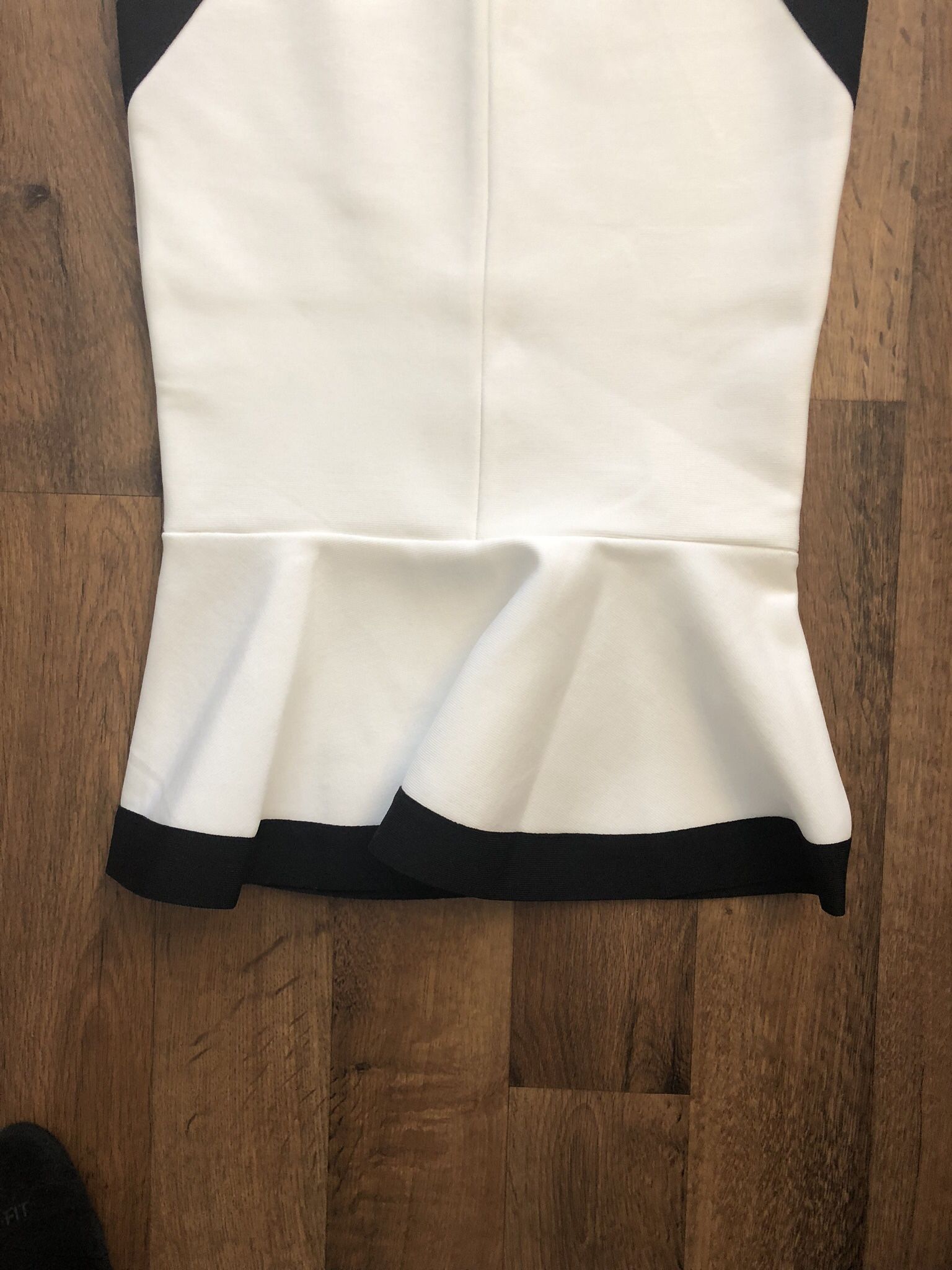 NWOT Sexy Black & White Body-Con Dress