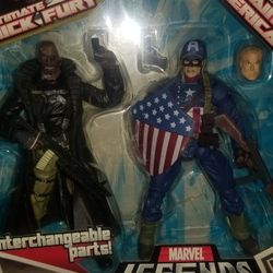 Marvel Legends Nick Fury & Captain America