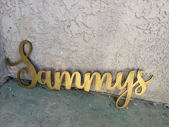 Sammy’s name