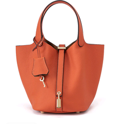 Rawhide leather tote bucket purses new never used