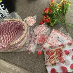 Strawberry Party Supplies 