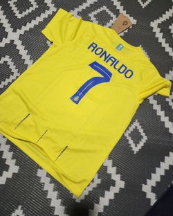 Jersey Oficial Al Nassr FC 24/25 - Cristiano Ronaldo #7 (Edición Local Amarilla)
