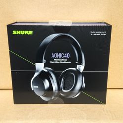 🚨 No Credit Needed 🚨 Shure Wireless Headphones Bluetooth Rechargeable Noise Canceling Over Ear Phones 🚨 Payment Options Available 🚨 