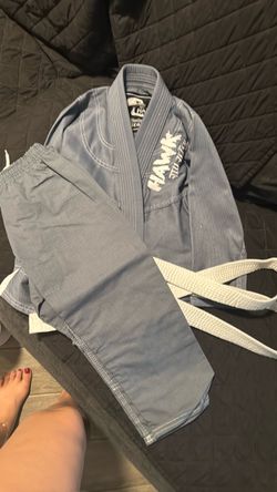 Hawk Sports Brazilian Jiu Jitsu Gi for Kids, Ultra-Light Extra Tough Premium Fabric Kids BJJ Gi
