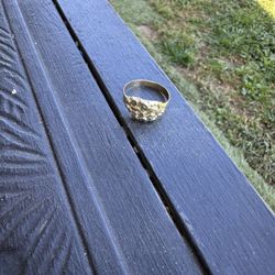 10kt Nugget Ring Size 10