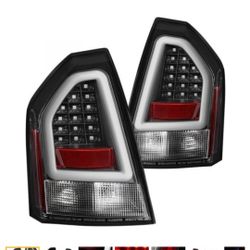 Chrysler 2005-2010 Spyder Black Fiber Optic LED Tail Lights