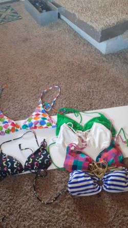 Bikini Tops Only Geeat w/booty Shorts Sizes Sm-xl $5 ea or All $20