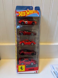🇮🇹🔥Hot Wheels FERRARI 5 Pack