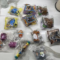 Vintage Burger King/Carl Jr Toys Set of 12 1(contact info removed) Kids Meal Toys