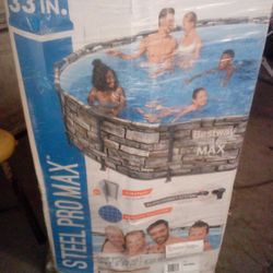 Steel pro Max Outside Pool