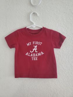 Crimson Tide Alabama football t-shirt size 6 months