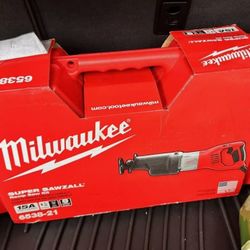 6538-21 Milwaukee Sawzall Recip Saw Kit New