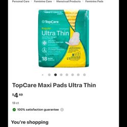 Ultra fin maxi pad