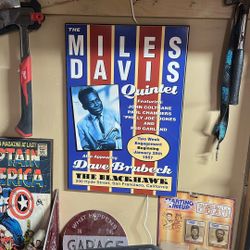 Miles Davis Poster Hard Back 