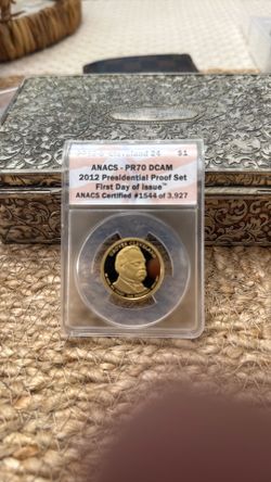 2012 Presidential Proof coin $1